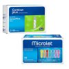 Contour Plus Glucose 50 Test Strip and Microlet Colored 100 Lancets