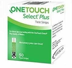 OneTouch Select Plus Test Strips – Pack of 50