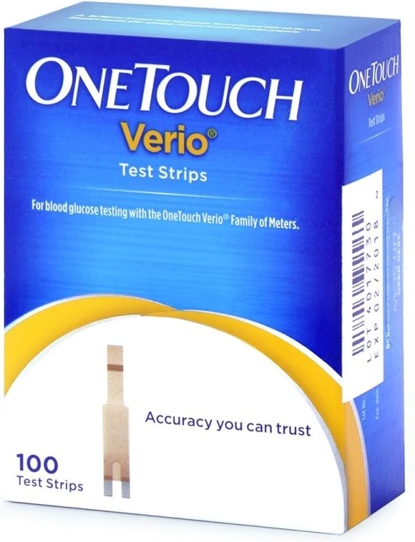 One Touch Verio Flex Glucometer 100 Strips Pack