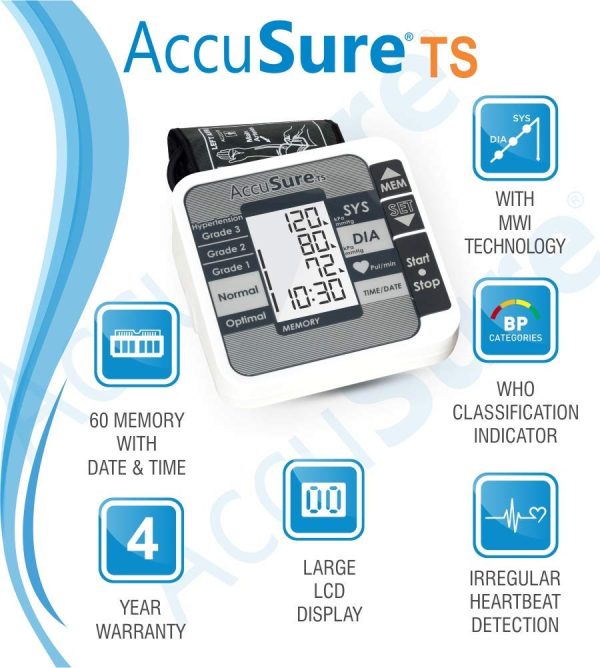 AccuSure TS Automatic Digital Blood Pressure Monitor - Image 5