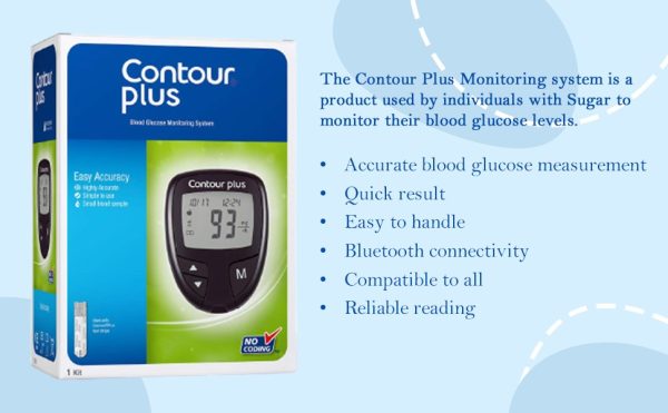 Contour Plus Glucometer With 25 Free Test Strips - Image 5