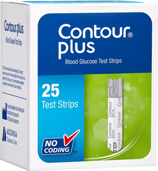 Contour Plus Glucometer With 25 Free Test Strips - Image 2