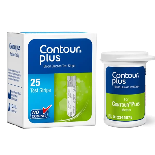 Contour Plus Glucometer With 25 Free Test Strips - Image 3