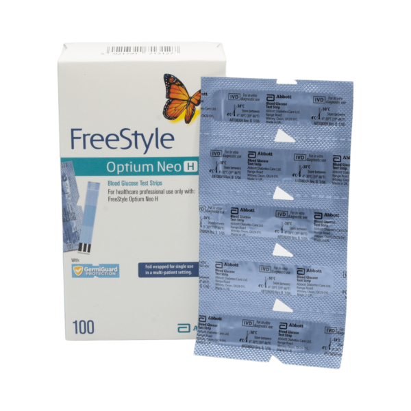 Abbott Freestyle Optium Neo-H Test Strips - Image 2