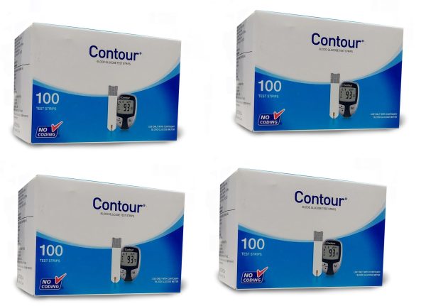 Contour Blue 400 Test Strips