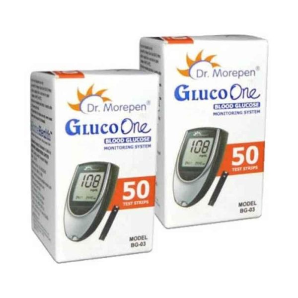 Dr Morepen Glucometer 100 Test Strips