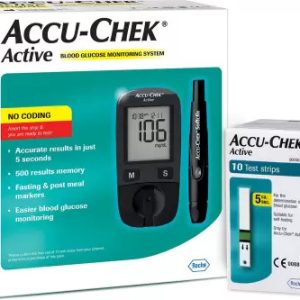 Accu-Chek Active Glucometer Kit With 10Test Strips