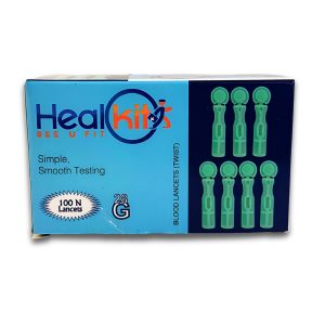 HealKit Premium Lancets with Silicon Coating (Pack of 100)