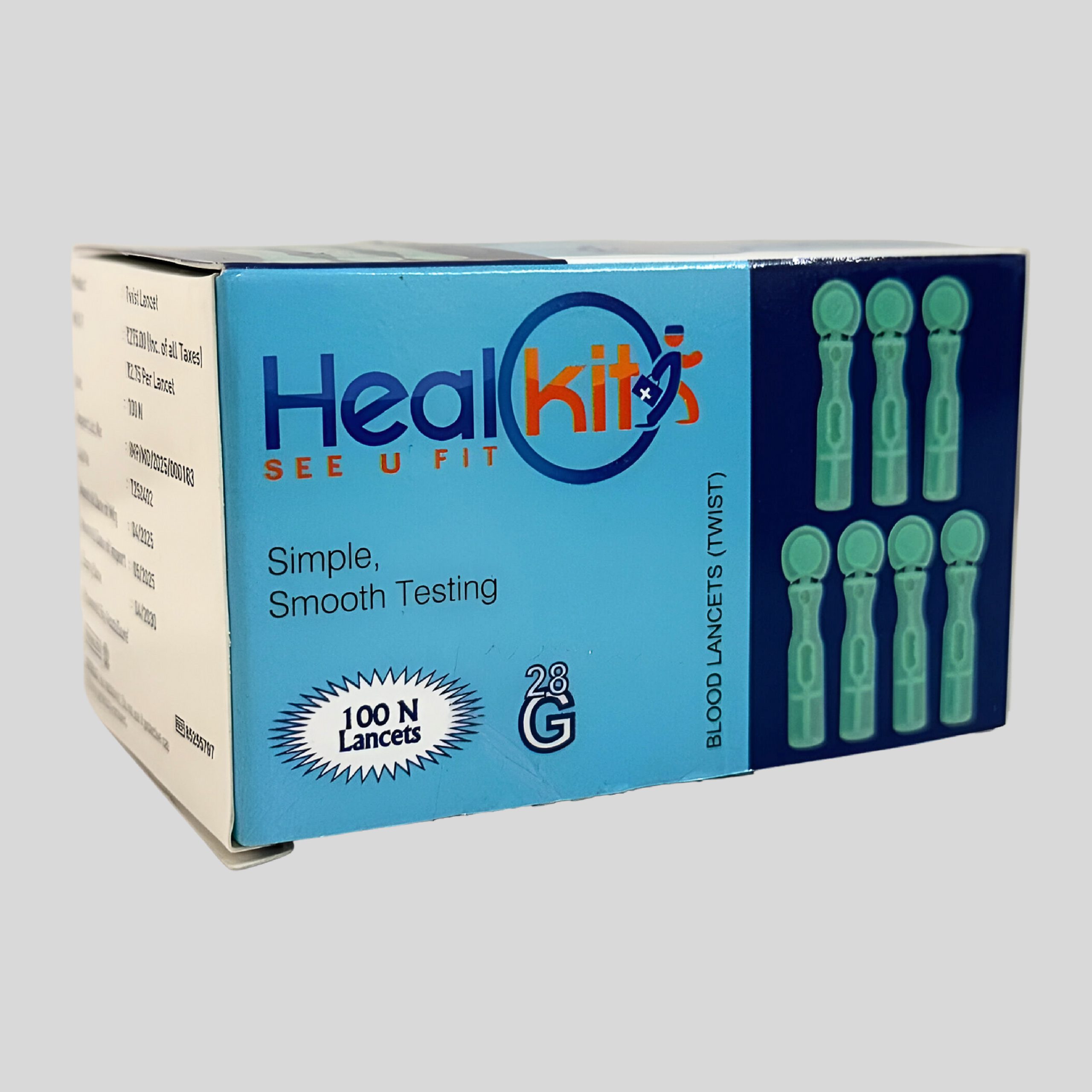 HealKit Premium Lancets with Silicon Coating (Pack of 100) - Image 3