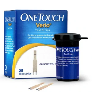 OneTouch Verio Test Strips – Pack of 25 | Fast & Reliable Readings