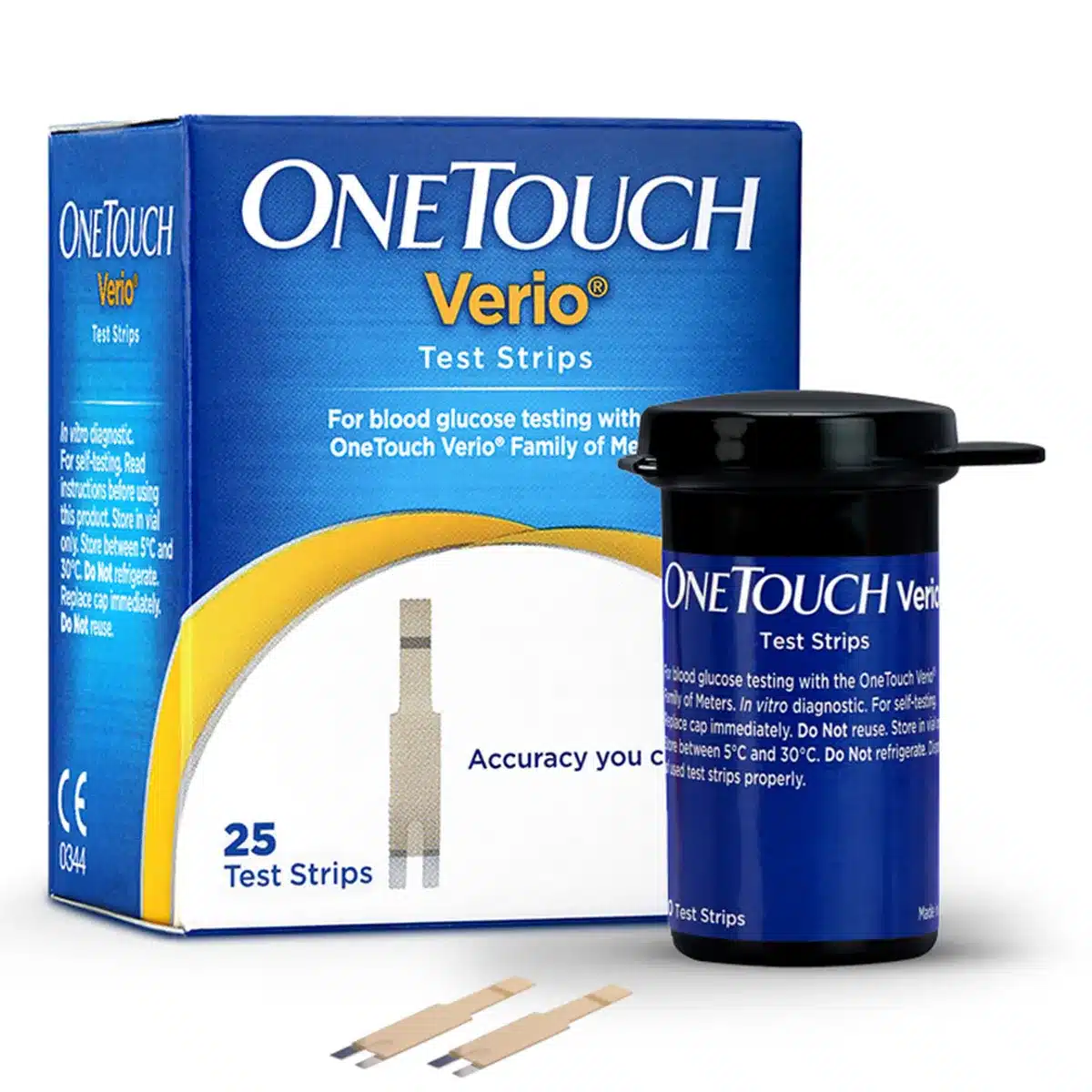 OneTouch Verio Test Strips – Pack of 25 | Fast & Reliable Readings