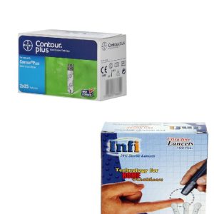 Contour Plus 50 Strips with lancets
