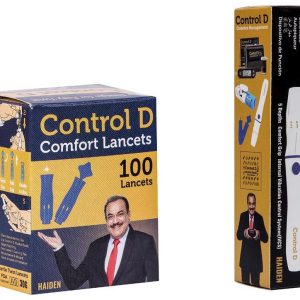Control D Lancing Device & 100 Glucometer Lancets