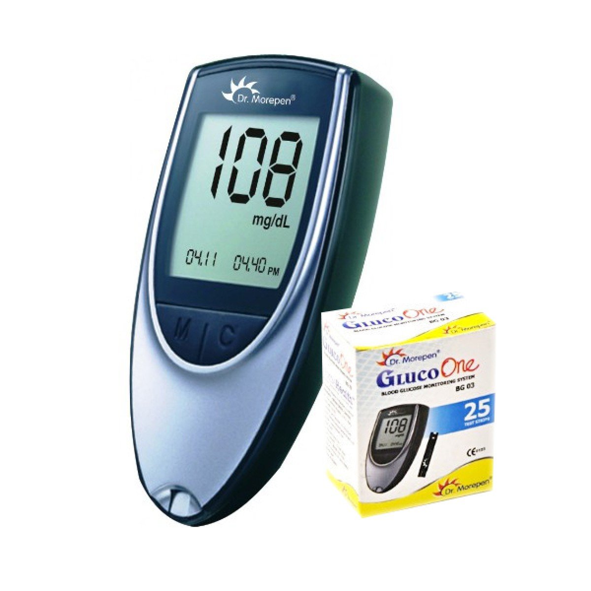 Dr Morepen Gluco One with 25 Test strips