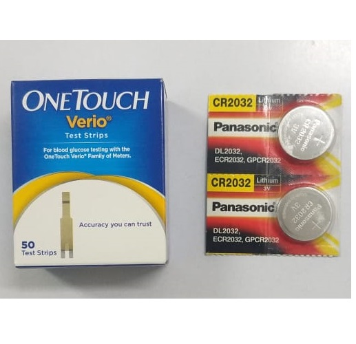 One touch Verio flex Strips and Batteries