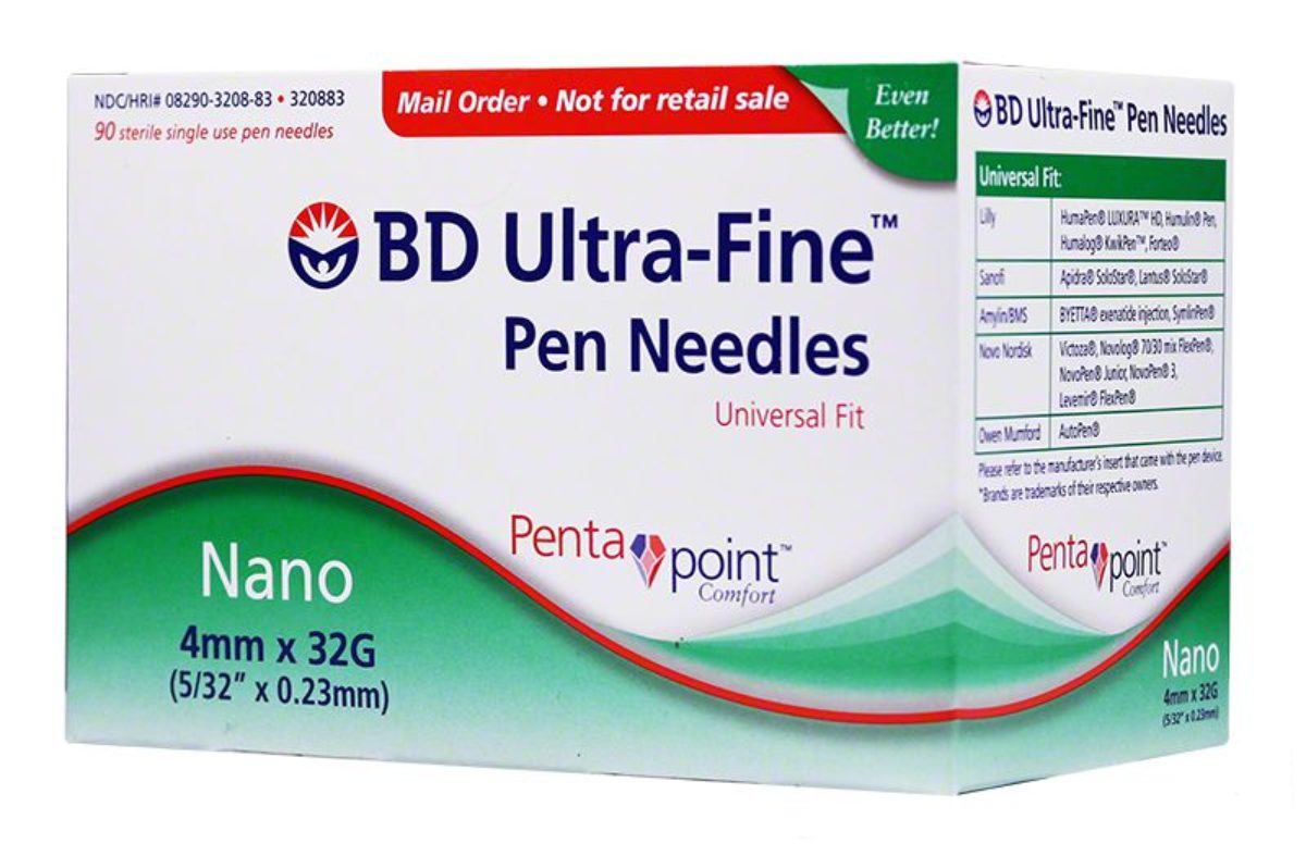 UltiCare Micro Pen Needles, 4mm - 50 count