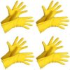 waterproof kitchen gloves 4 pair yellowwaterproof kitchen gloves 4 pair yellow