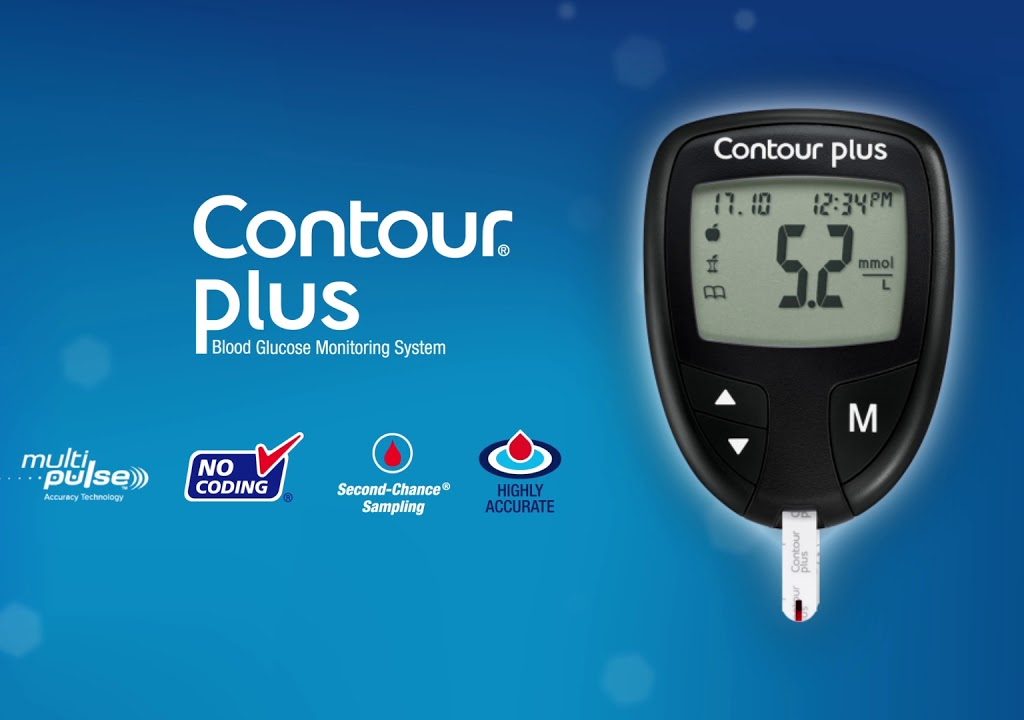 contour plus glucometer readings