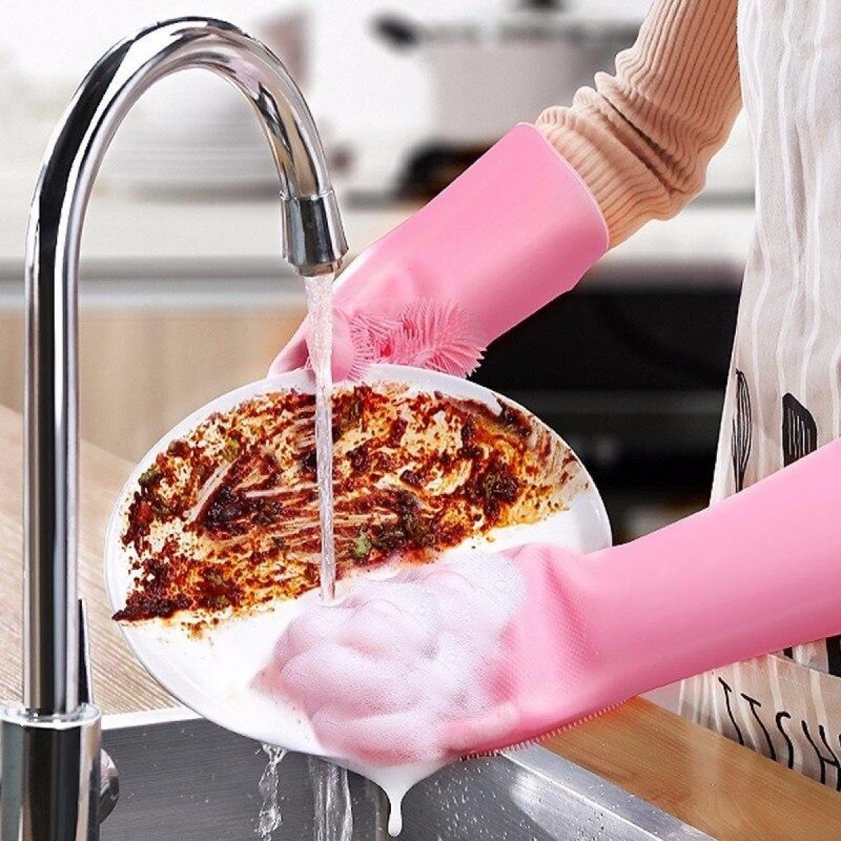 Kitchen gloves for washing dishes best sale indian