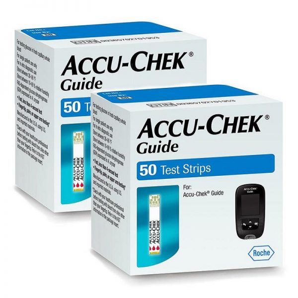 accu chek guide test strips 100 count