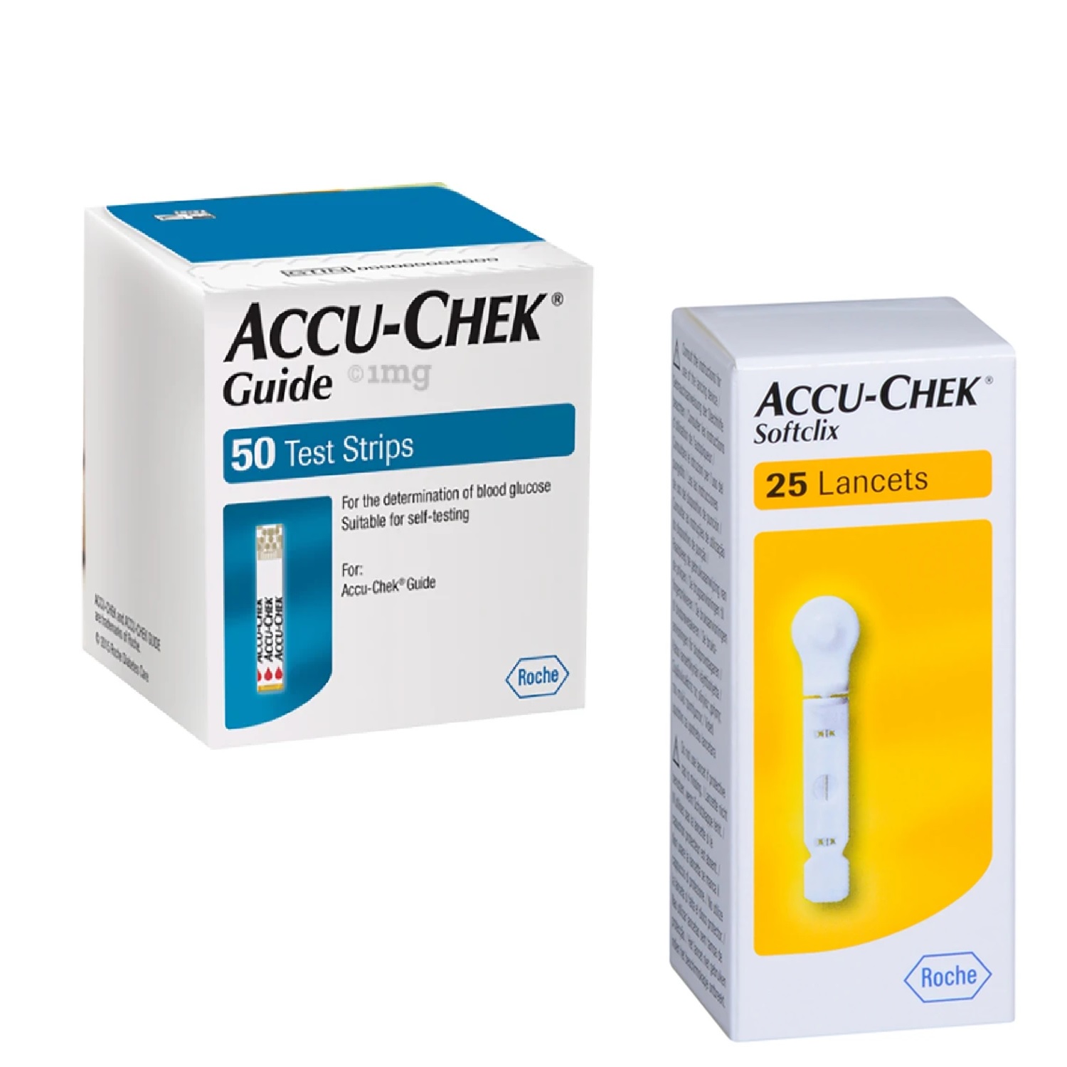 Accuchek guide strips and lancetsHealKit