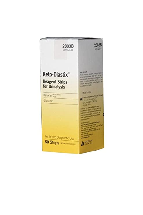Keto-Diastix Reagent Strips for Urinalysis
