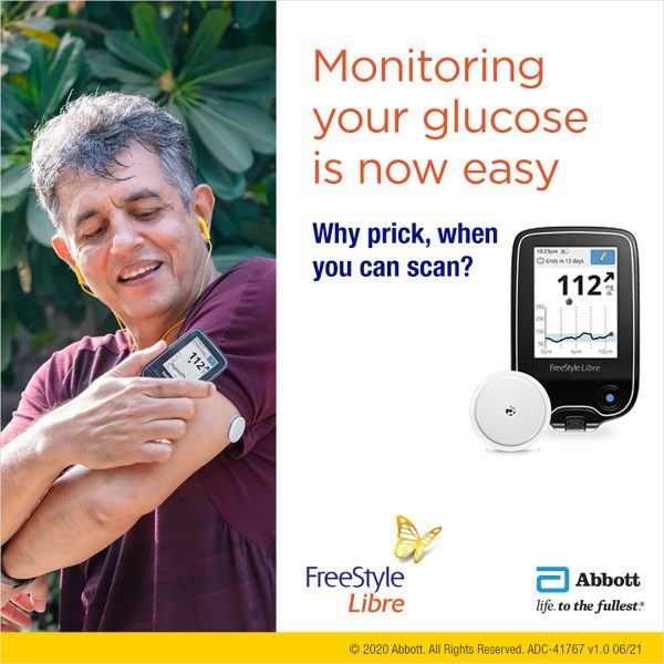 free Style Libre Reader Glucose Monitoring System