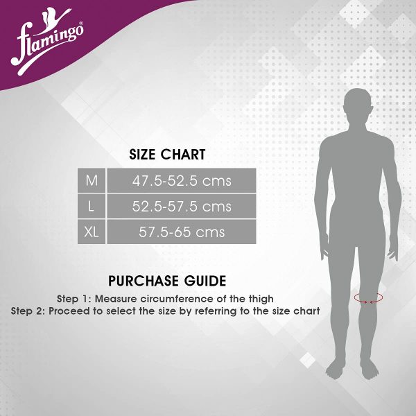 Flamingo Vericose Vein Stockings Medical Compression for Women & Men- Open Toe Compression Stockings Ergonomical, Durable, Non Slippage- Knee Length