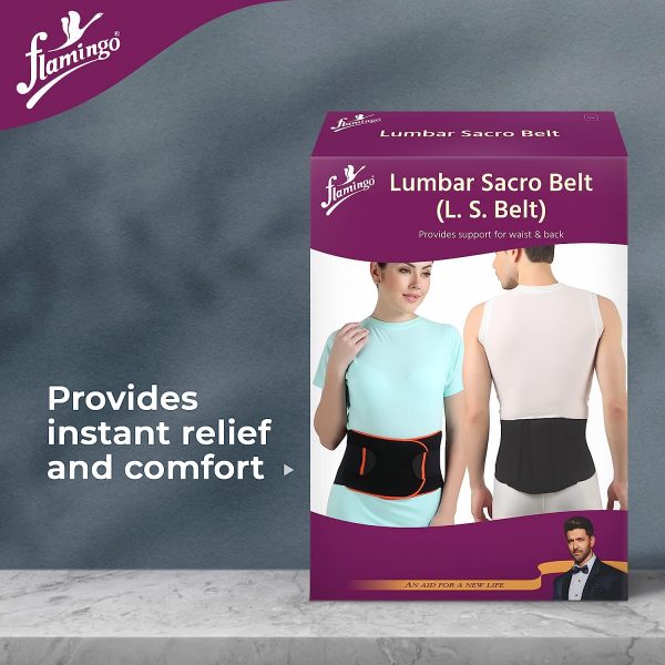 Lumbar Support Waist belt for Back Pain Relief Back Brace for Men and Women