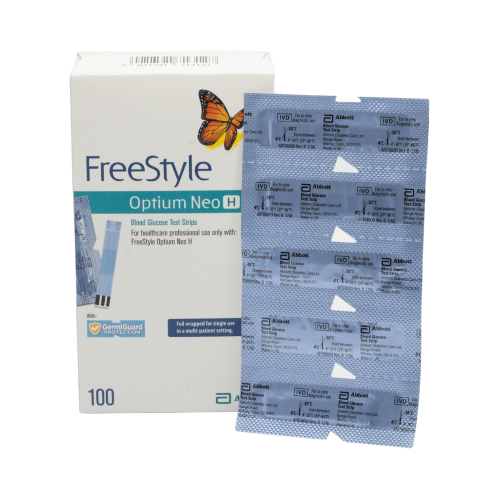 Abbott Freestyle Optium Neo H Blood Glucose 100 Test Strips