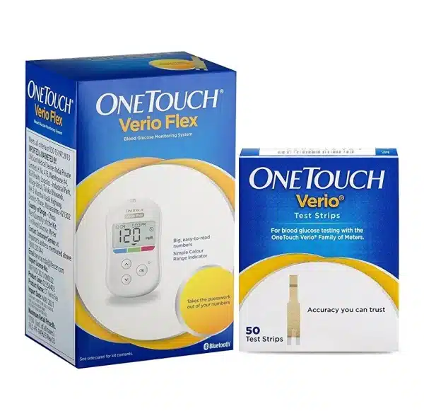 OneTouch Verio Flex Blood Glucose Monitor Combo Pack