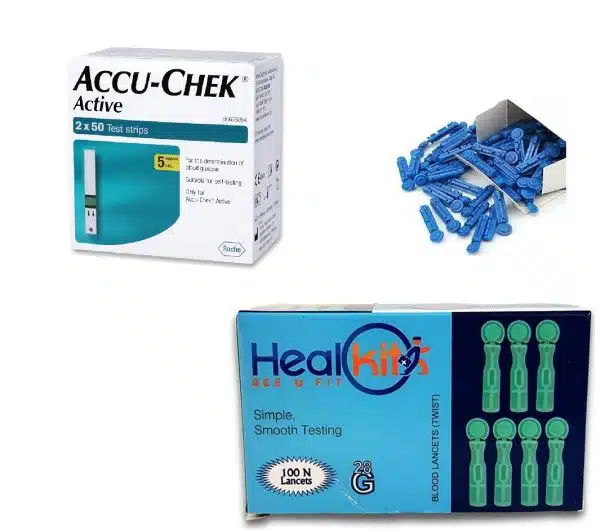 accu chek active 100 with lancet pack