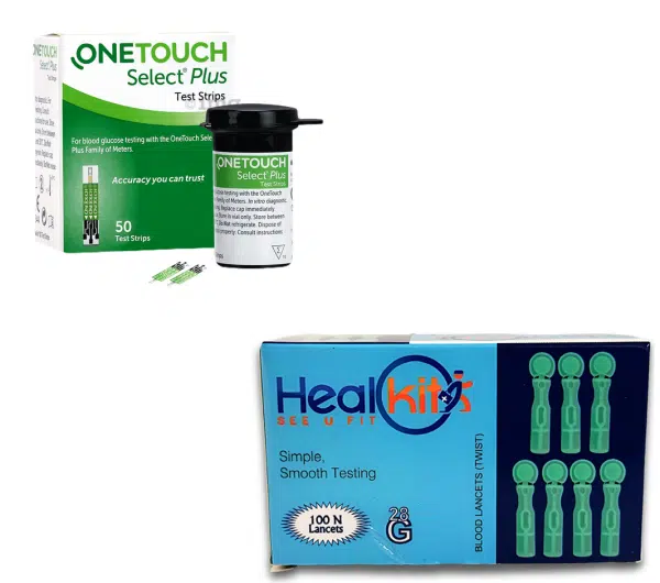 one touch select strip and lancet combo