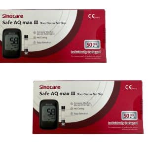 Sinocare Safe AQ Max III Test Strips 100