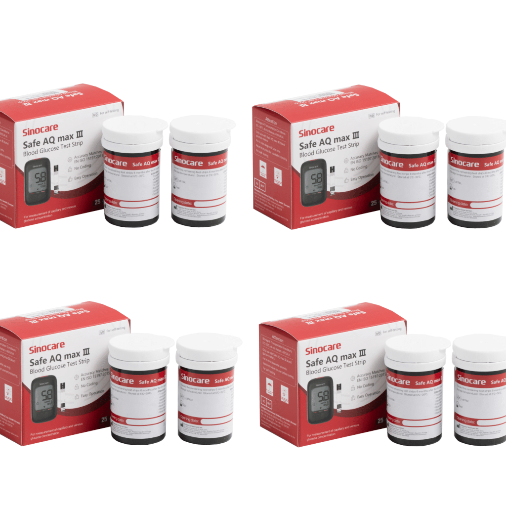 Sinocare Safe AQ Max III Test Strips 200pcs