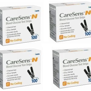 Caresens N glucose 400 test strips