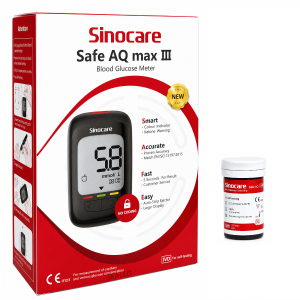 Sinocare Max III meter with 10 strips