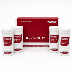 HemoCue Hb 301 Microcuvettes (4×50) for Hemoglobin Testing