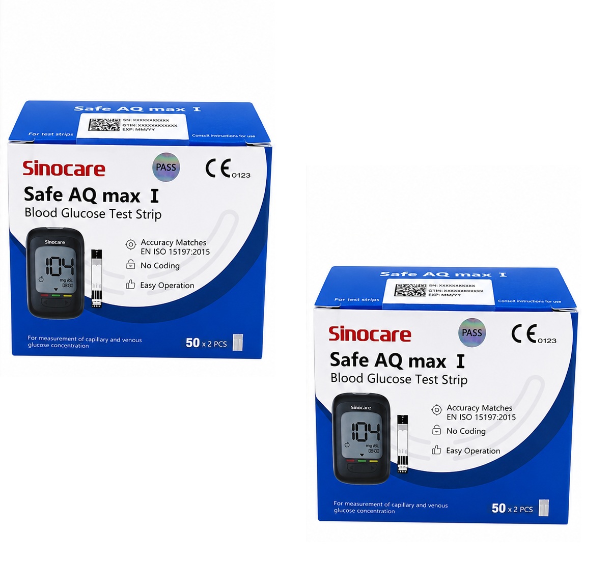 Sinocare Safe AQ Max I 200 strips pack