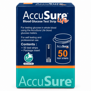 AccuSure Life Test Strips 50 for AccuSure Life Meter